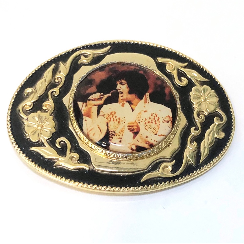 Elvis Retro Western-Style Belt Buckle
